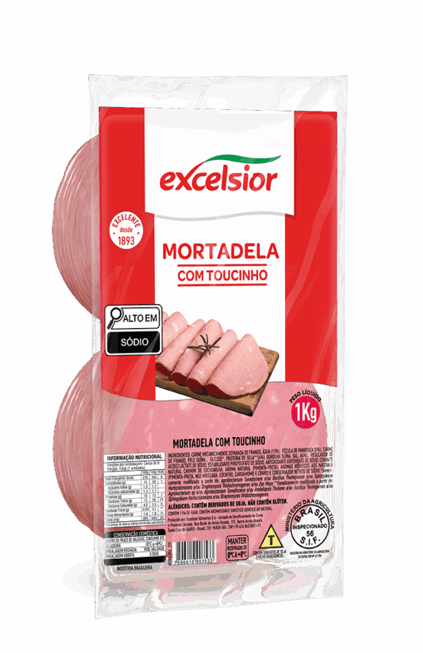 Mortadela com Toucinho 1kg
