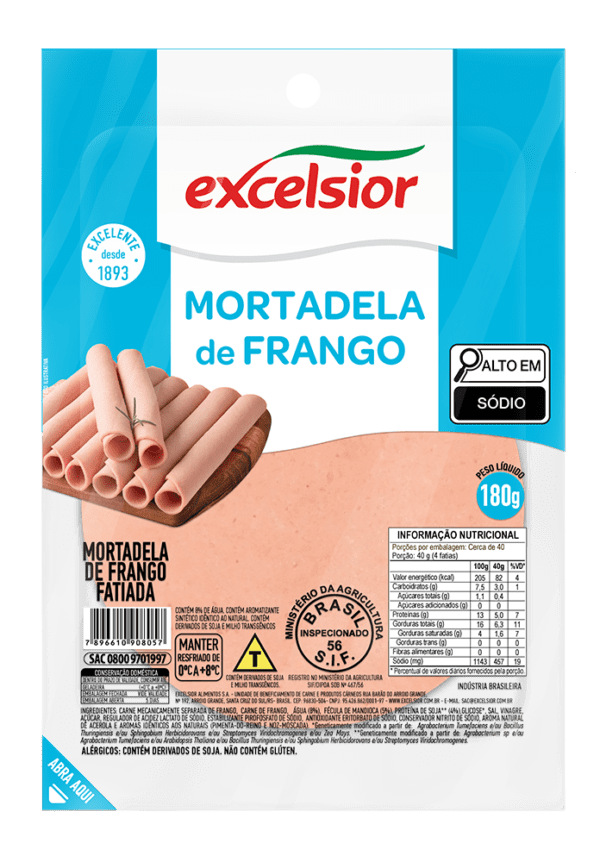 Mortadela de Frango 180g