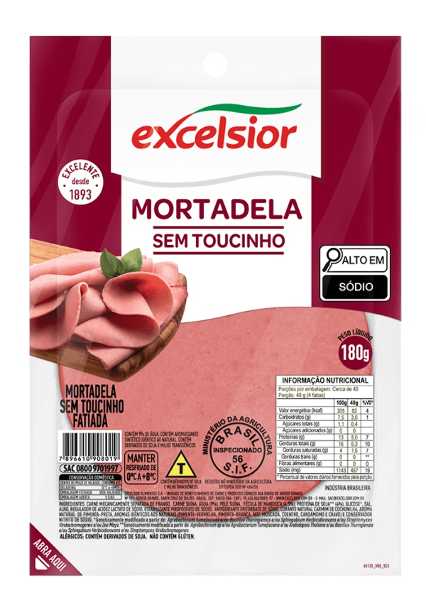 Mortadela sem Toucinho 180g