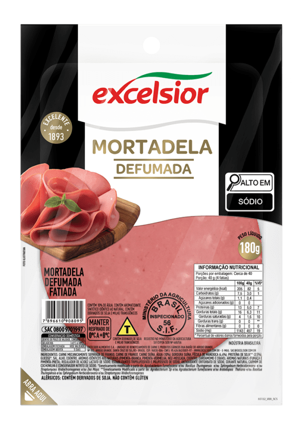 Mortadela Defumada 180g