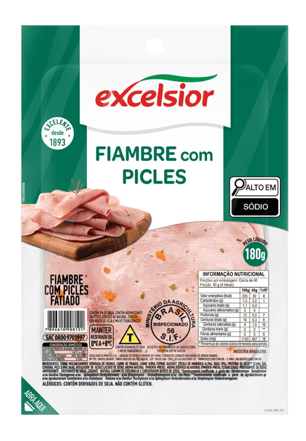 Fiambre com Picles 180g