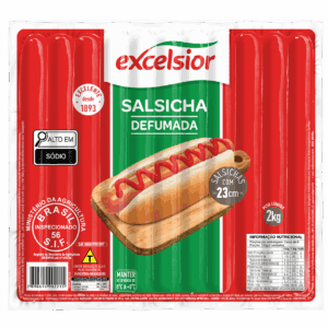 Salsicha Dogão 2kg 23cm