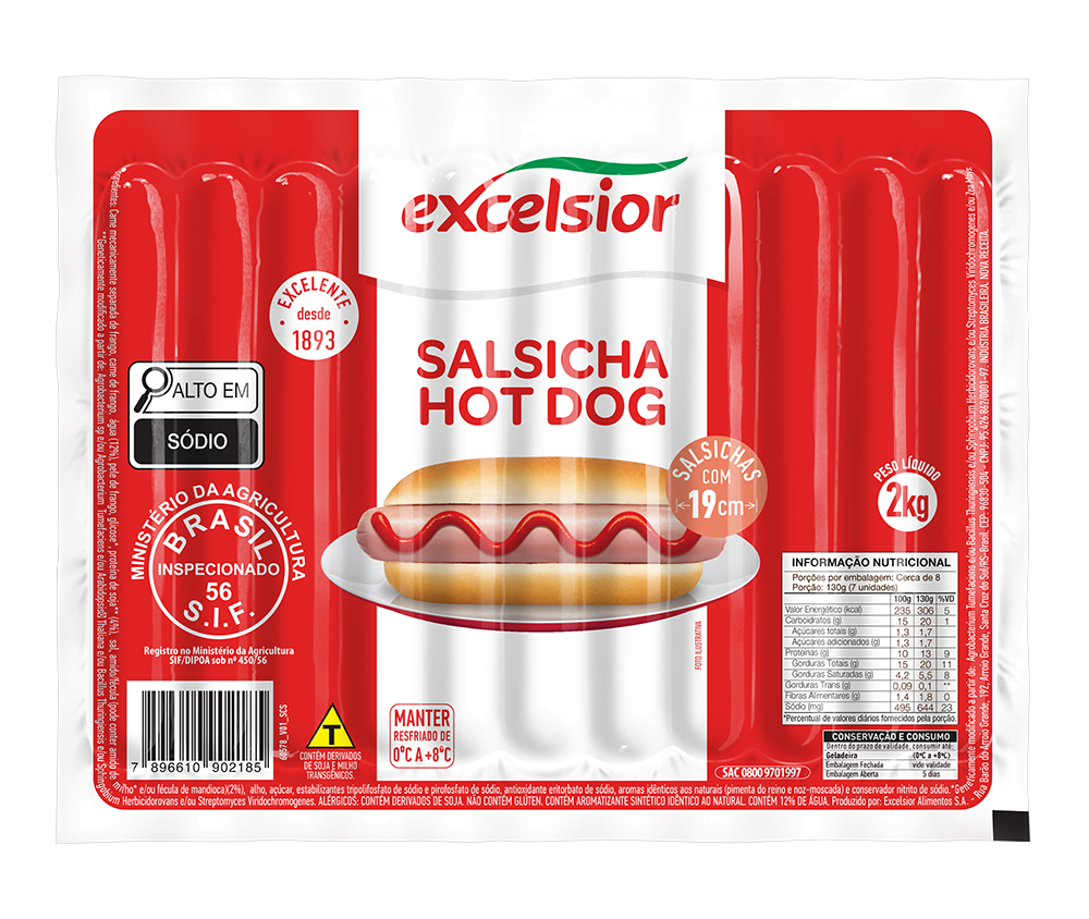 Salsicha Brasileira HotDog 500g – Terra Da Gente Paris