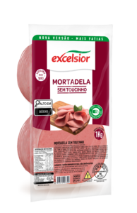 Mortadela sem Toucinho Fatiada 1kg