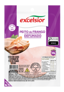 Peito de Frango Defumado Fatiado 180g