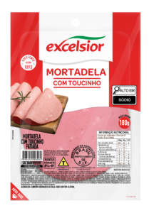 Mortadela com Toucinho Fatiada 180g