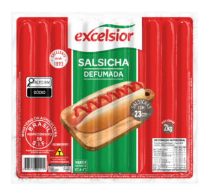 Salsicha Defumada 2kg 23cm