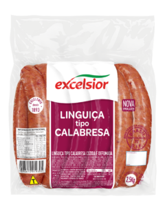 Linguiça tipo Calabresa 2,5kg