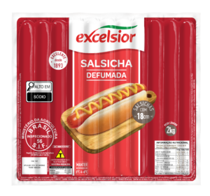 Salsicha Defumada 2kg 18cm