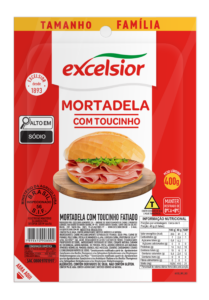 Mortadela com Toucinho Fatiada 400g