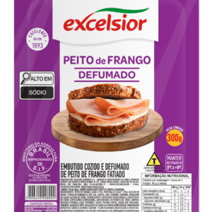Peito de Frango Defumado Fatiado 300g